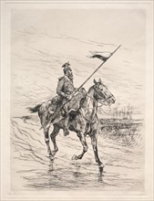 An Uhlan. Creator: Édouard Detaille (French, 1848-1912).