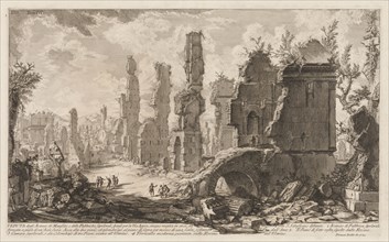 Antiquities of Rome: The Appian Way. Creator: Giovanni Battista Piranesi (Italian, 1720-1778).