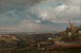 Approaching Storm from the Alban Hills, 1871. Creator: George Inness (American, 1825-1894).