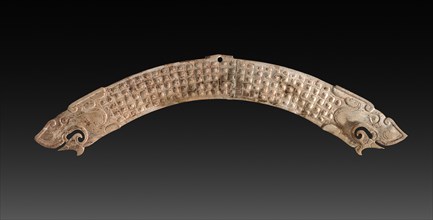 Arc-Shaped Pendant (Huangpei), c. 400-300 BC. Creator: Unknown.