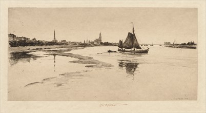 Arnheim on the Rhine, 1888. Creator: Charles Adams Platt (American, 1861-1933).
