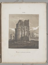 Art of the Lithograph: Italian Church Ruin, Plate XVII , 1819. Creator: Alois Senefelder (German, 1771-1834).