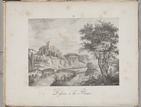 Art of the Lithograph: Landeck in Tirol, Plate III, 1819. Creator: Alois Senefelder (German, 1771-1834).
