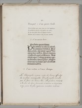 Art of the Lithograph: Printing Letters, Plate XV , 1819. Creator: Alois Senefelder (German, 1771-1834).