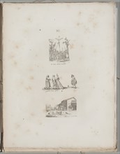 Art of the Lithograph: Three Engraving Examples, Plate XI , 1819. Creator: Alois Senefelder (German, 1771-1834).