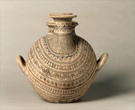 Askos, Wine Skin, 300-200 BC. Creator: Unknown.