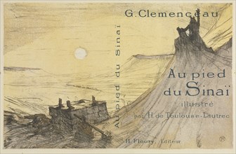 Au pied du Sinaï: Couverture, 1898. Creator: Henri de Toulouse-Lautrec (French, 1864-1901).
