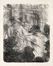 Au pied du Sinaï: La Halle aux Draps, Cracovie, 1898. Creator: Henri de Toulouse-Lautrec (French, 1864-1901).