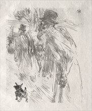 Au pied du Sinaï: Les Juifs Polonais, Carlsbad, 1898. Creator: Henri de Toulouse-Lautrec (French, 1864-1901).