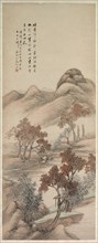 Autumn Landscape, 1644-1911. Creator: Yang Borun (Chinese, 1837-1911).