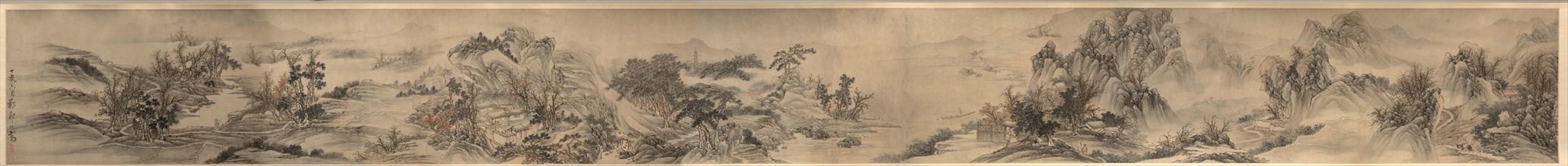 Autumn Mist in the Countryside, 1647. Creator: Zou Zhe (Chinese, c. 1610-before 1688).