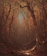 Autumn, a Wood Path, 1876. Creator: Sanford Robinson Gifford (American, 1823-1880).