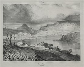 Auvergne: Lac dAidat, Auvergne, 1831. Creator: Eugène Isabey (French, 1803-1886).
