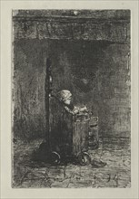 Baby in His Chair. Creator: Jozef Israëls (Dutch, 1824-1911).