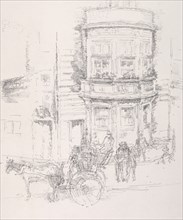 Back of The Gaiety Theatre. Creator: James McNeill Whistler (American, 1834-1903).