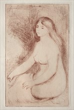 Baigneuse assise, c. 1905. Creator: Pierre-Auguste Renoir (French, 1841-1919).