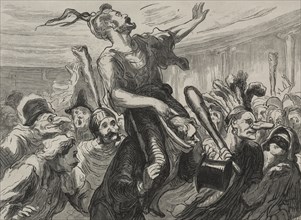 Bal de lopéra: vivent les flambards. Creator: Honoré Daumier (French, 1808-1879).