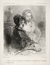 Baliverneries Parisiennes. Creator: Paul Gavarni (French, 1804-1866).