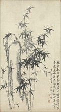 Bamboo and Rock, 1765. Creator: Zheng Xie (Chinese, 1693-1765).