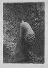 Bather Standing, 1879. Creator: Henri Fantin-Latour (French, 1836-1904).