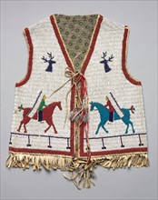Beaded Child's Vest, c 1890-1900. Creator: Unknown.