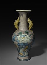 Beaker Vase: Fahua ware, 1368- 1644. Creator: Unknown.