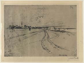 Below Atlantic City, 1881. Creator: Joseph Pennell (American, 1857-1926).