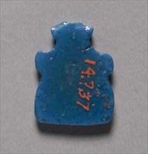 Bes Head Amulet, 1069-715 BC. Creator: Unknown.