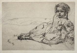 Bibi Valentin, 1859. Creator: James McNeill Whistler (American, 1834-1903).