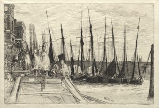 Billingsgate, 1859. Creator: James McNeill Whistler (American, 1834-1903).