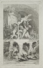 Book of Fountains: No. 7, c. 1736. Creator: Gabriel Huquier (French, 1695-1772).