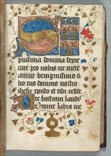 Book of Hours (Use of Metz): Fol. 27r, Decorated Initials, c. 1440. Creator: Unknown.