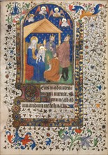 Book of Hours (Use of Paris): Adoration of the Magi, c. 1420. Creator: Boucicaut Master (French, Paris, active about 1410-25), follower of.