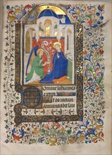 Book of Hours (Use of Paris): Annunciation, c. 1420. Creator: Boucicaut Master (French, Paris, active about 1410-25), follower of.