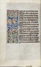 Book of Hours (Use of Rouen): fol. 110v, c. 1470. Creator: Master of the Geneva Latini (French, active Rouen, 1460-80).