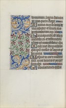 Book of Hours (Use of Rouen): fol. 119v, c. 1470. Creator: Master of the Geneva Latini (French, active Rouen, 1460-80).