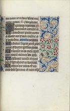 Book of Hours (Use of Rouen): fol. 125r, c. 1470. Creator: Master of the Geneva Latini (French, active Rouen, 1460-80).