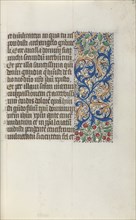 Book of Hours (Use of Rouen): fol. 20r, c. 1470. Creator: Master of the Geneva Latini (French, active Rouen, 1460-80).
