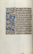 Book of Hours (Use of Rouen): fol. 20v, c. 1470. Creator: Master of the Geneva Latini (French, active Rouen, 1460-80).