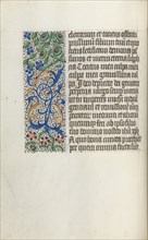 Book of Hours (Use of Rouen): fol. 25v, c. 1470. Creator: Master of the Geneva Latini (French, active Rouen, 1460-80).