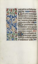 Book of Hours (Use of Rouen): fol. 40v, c. 1470. Creator: Master of the Geneva Latini (French, active Rouen, 1460-80).