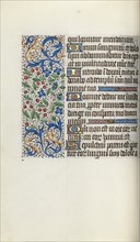 Book of Hours (Use of Rouen): fol. 52v, c. 1470. Creator: Master of the Geneva Latini (French, active Rouen, 1460-80).
