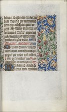 Book of Hours (Use of Rouen): fol. 55r, c. 1470. Creator: Master of the Geneva Latini (French, active Rouen, 1460-80).