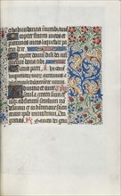 Book of Hours (Use of Rouen): fol. 63r, c. 1470. Creator: Master of the Geneva Latini (French, active Rouen, 1460-80).