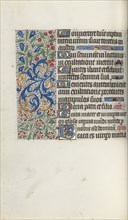 Book of Hours (Use of Rouen): fol. 72v, c. 1470. Creator: Master of the Geneva Latini (French, active Rouen, 1460-80).