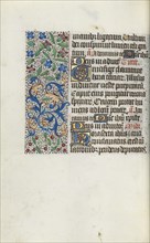 Book of Hours (Use of Rouen): fol. 97v, c. 1470. Creator: Master of the Geneva Latini (French, active Rouen, 1460-80).