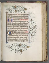 Book of Hours (Use of Utrecht): fol. 175r, Text, c. 1460-1465. Creator: Master of Gijsbrecht van Brederode (Netherlandish); Master of the Boston City of God (Netherlandish).