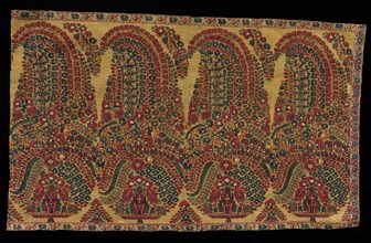 Border Fragment of a Shawl, early 1800s. Creator: Unknown.