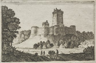 Borthwick Castle from the East. Creator: John Clerk of Eldin (British, 1728-1812).