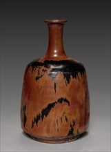 Bottle Vase: Seto Ware, first half of 17th century. Creator: Unknown.